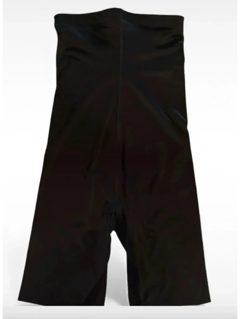 Spanx Black High Waist Smoother Shapewear Shorts Women's Medium Slimming Stretch